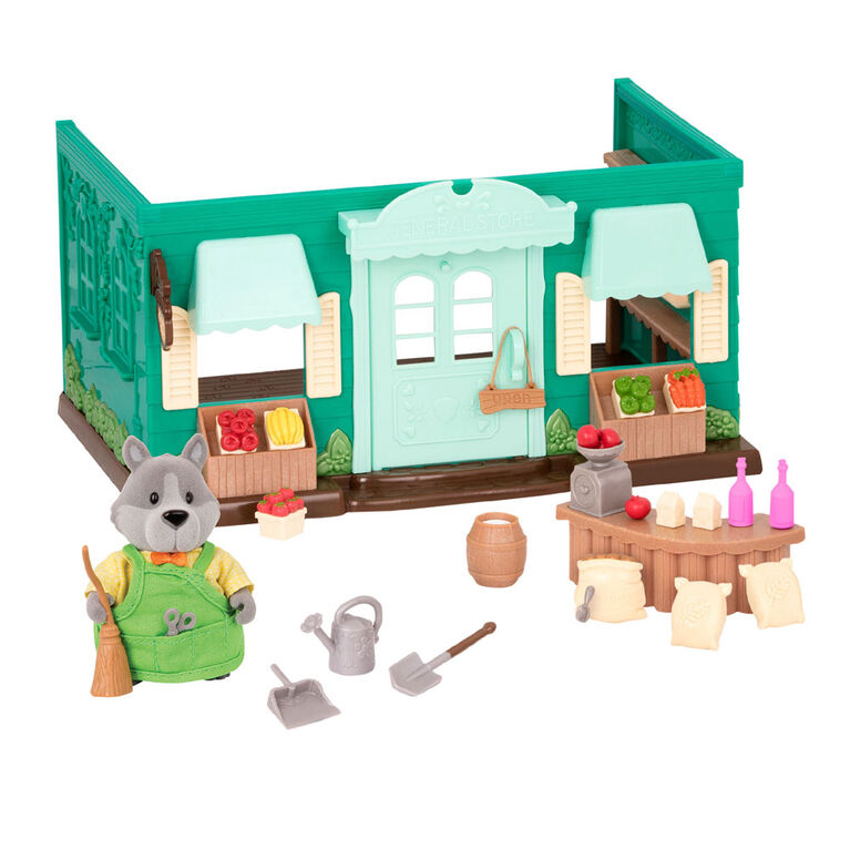 Li'l Woodzeez, Honeysuckle Hollow, General Store with Play Food - styles may vary