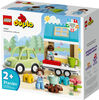 LEGO DUPLO Town Family House on Wheels 10986 Building Toy Set (31 Pieces)