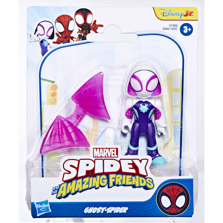 Marvel Spidey and his Amazing Friends Ghost-Spider Toy with Accessory