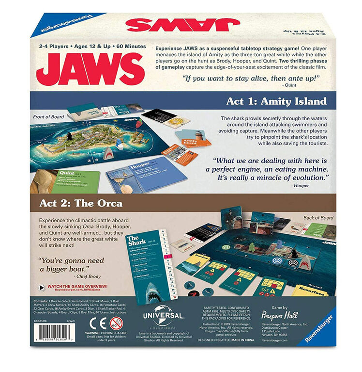 Ravensburger Jaws Jeu - Édition anglaise