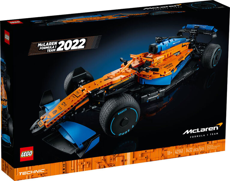 LEGO Technic McLaren Formula 1 Race Car 42141 Model Building Kit (1,432 Pieces)