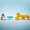LEGO DUPLO Town Wild Animal Families Penguins & Lions Building Toy Playset - Preschool Animal Toy - 10442