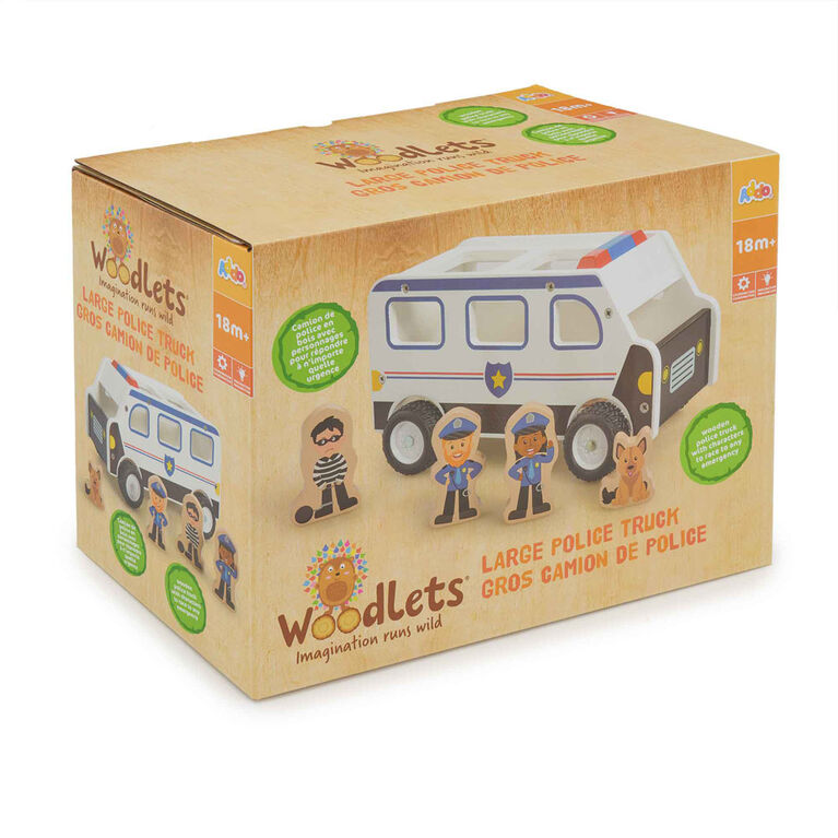 Woodlets Large Police Truck  - R Exclusive