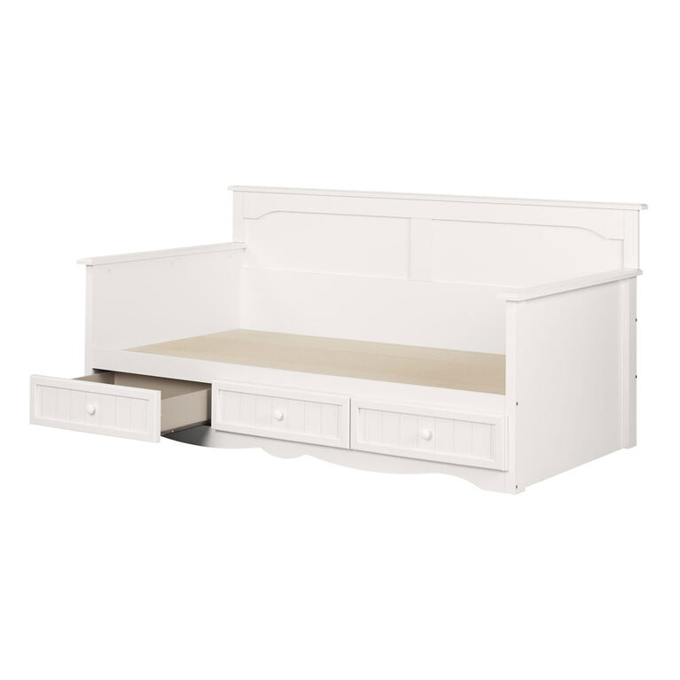 South Shore, Daybed with Storage - Pure White