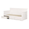 South Shore, Daybed with Storage - Pure White