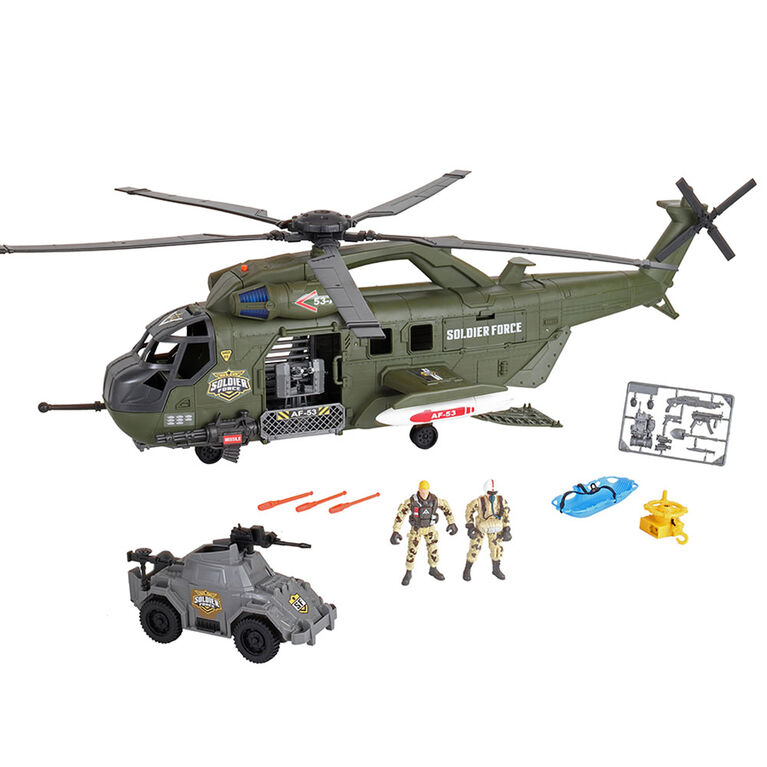 Soldier Force Mega Helicopter Playset - R Exclusive