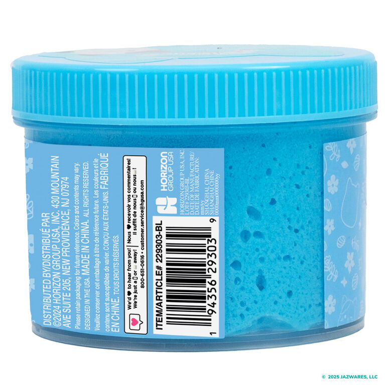 Original Squishmallows Bebe the Bluebird Premium Cloud Slime, Blueberry Scented