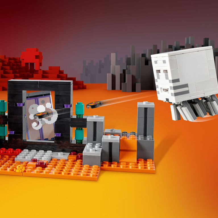 L'embuscade au portail du Nether Lego Minecraft 21255 - La Grande