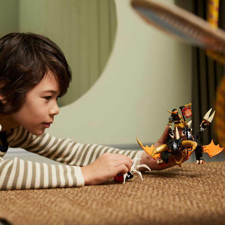 LEGO NINJAGO Cole's Earth Dragon EVO 71782 Building Toy Set (285 Pieces)