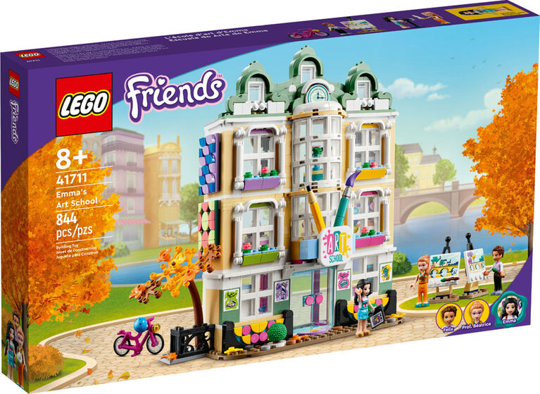 LEGO Friends Emma's Art School 41711 Building Kit (844 Pieces)