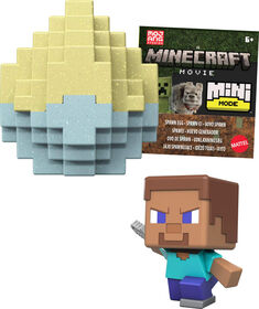 Minecraft Mini Mode Spawn Egg with Surprise Mini Figure Inspired the Movie (Characters May Vary)