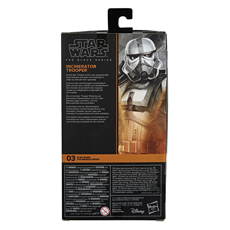 Star Wars The Black Series Incinerator Trooper Toy