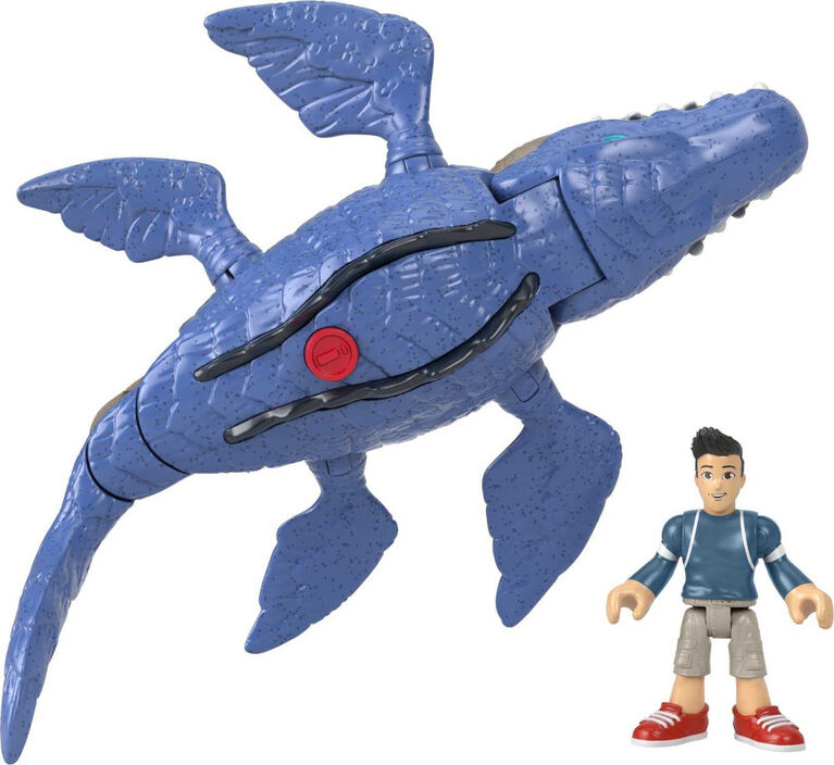 Imaginext - "Jurassic World : La Colo du Crétacé" - Mosasaurus et Kenji