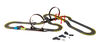 Fast Lane RC - Nissan + Mercedes Benz - Electric Long Bridge Challenger Road Racing Set - Red + Black