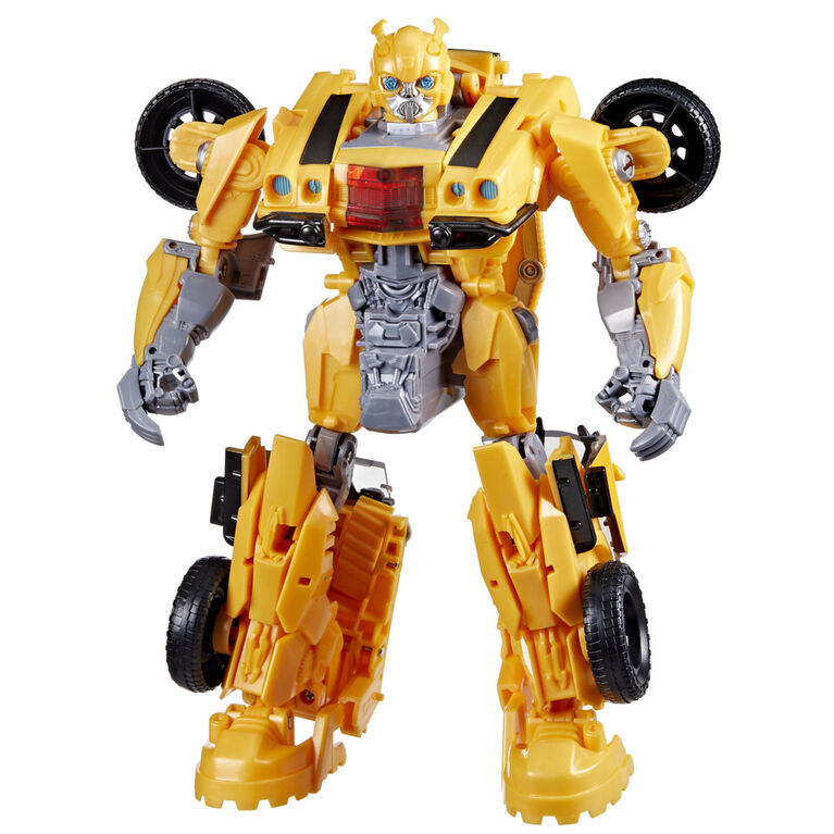 Transformers Toys Transformers: Rise of the Beasts Movie, Beast-Mode Bumblebee Action Figure, Ages 6 and up, 10-inch - French Edition