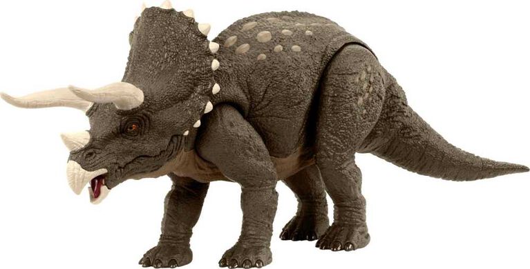 Jurassic World Triceratops Dinosaur Toy, Habitat Defender Figure