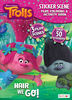 Trolls 24 Page Sticker Scene Plus Colouring & Activity Book