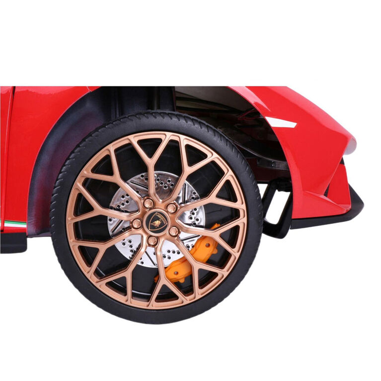 KidsVip 24V Lamborghini Huracan W/RC- Red