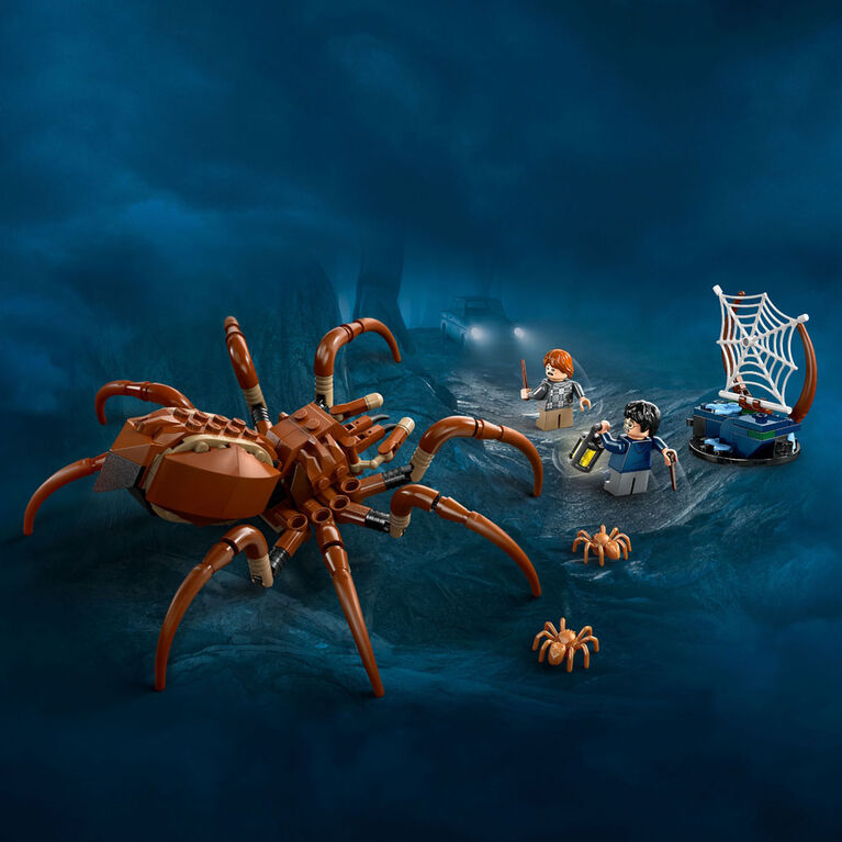 LEGO Harry Potter Aragog in the Forbidden Forest Spider Toy Playset, 2 Minifigures 76434