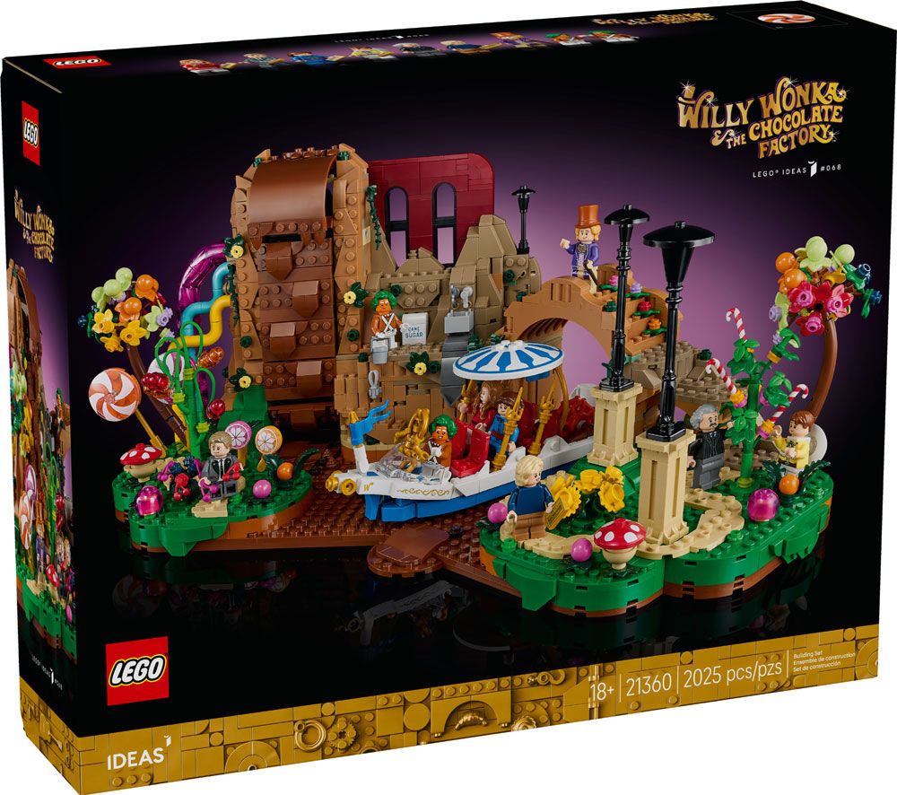 LEGO Ideas Willy Wonka & the Chocolate Factory Building Set for Adults, Ages 18+ - 21360