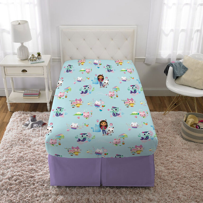 Gabby's Dollhouse "Paw Tastic" Twin Sheets