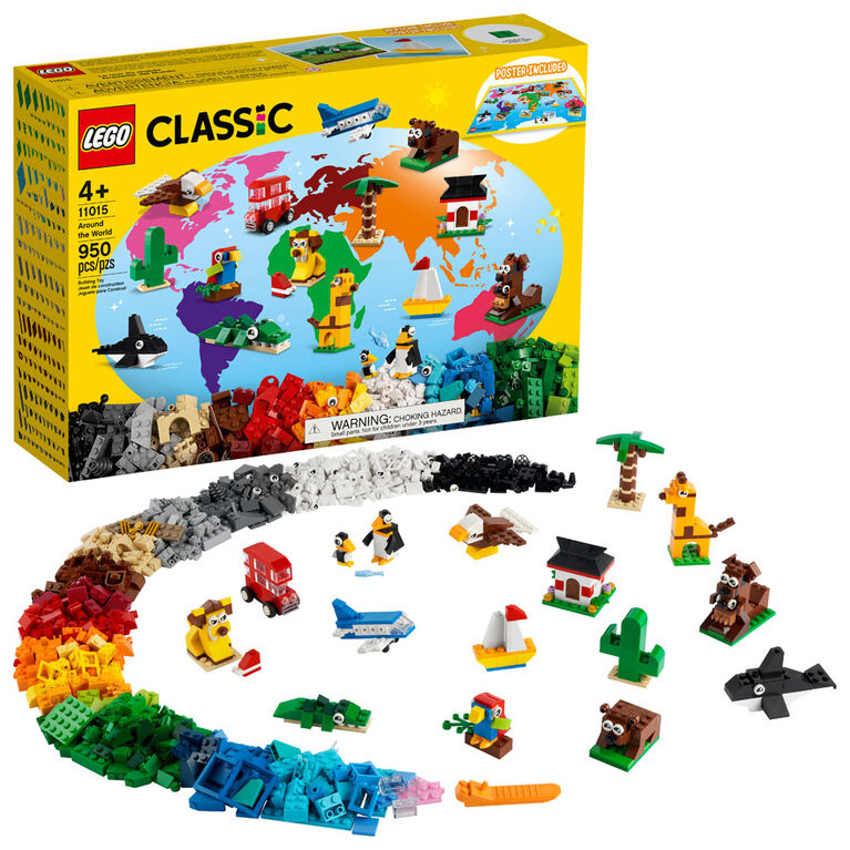 LEGO Classic Le tour du monde 11015 (950 pièces)