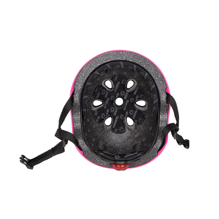 Globber Helmet With Light - Pink