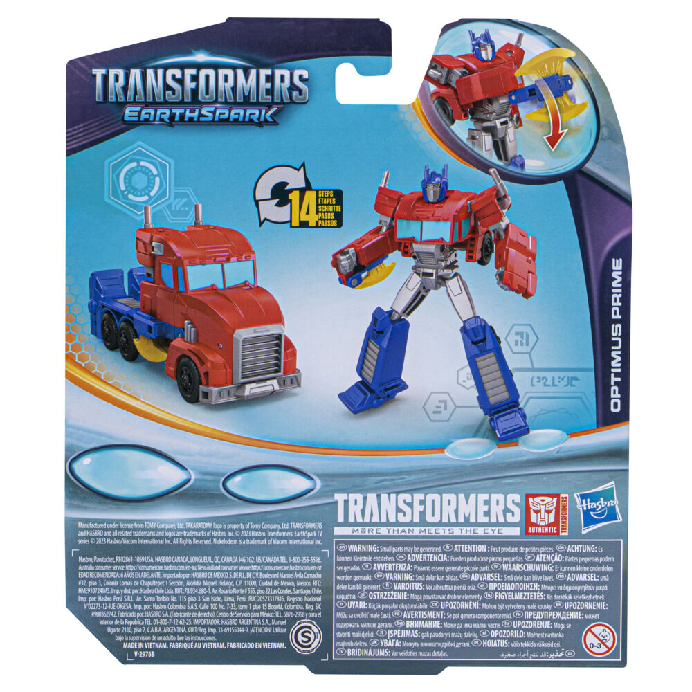 Transformers EarthSpark figurine articul e Optimus Prime de 12 5