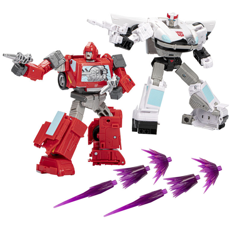 Transformers Studio Series Buzzworthy Bumblebee Voyager 86-24BB Ironhide and Deluxe 86-20BB Prowl Action Figures - R Exclusive