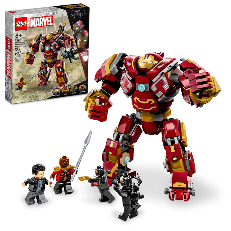 LEGO Marvel Le Hulkbuster : La bataille du Wakanda 76247 Ensemble de jeu de construction (385 pièces)