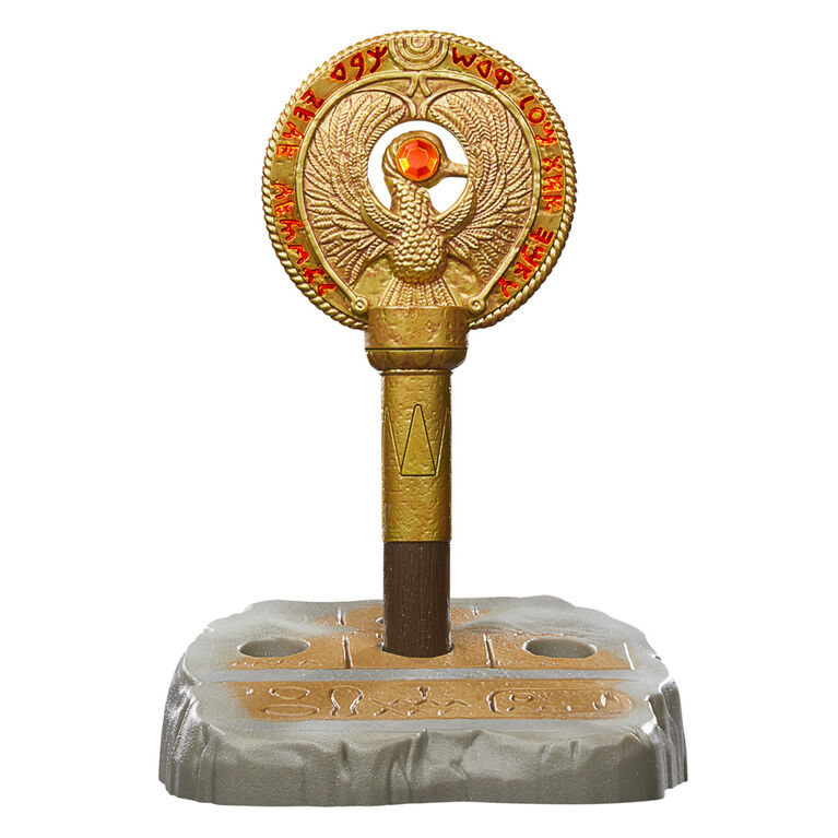 Indiana Jones et les aventuriers de l'arche perdue, Adventure Series, Médaillon du sceptre de Râ, effets lumineux, article de cosplay Indiana Jones