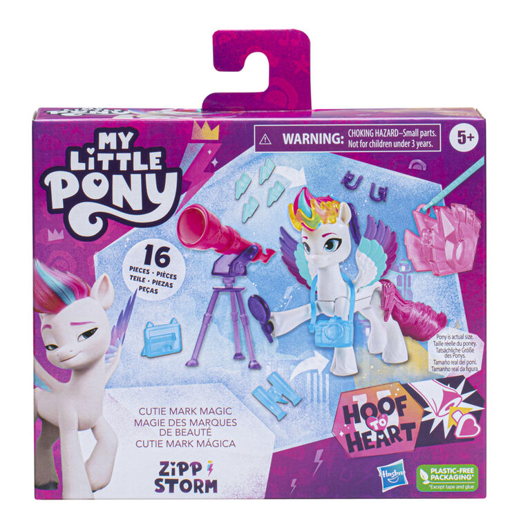 My Little Pony: Make Your Mark Toy Cutie Mark Magic Zipp Storm - 3-Inch Hoof to Heart Pony