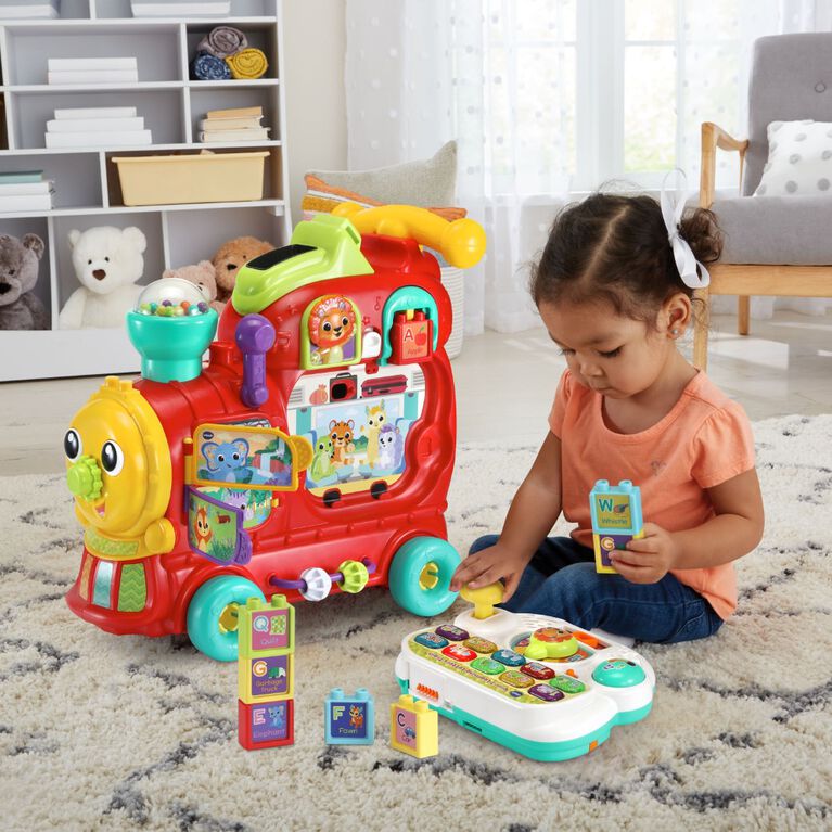 VTech Maxiloco, mon trotti train 4 en 1 - Édition anglaise