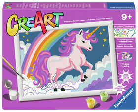 CreArt Licorne - Peinture par num&eacute;ros