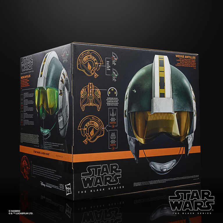 Star Wars The Black Series, Casque électronique simulateur de combat de Wedge Antille