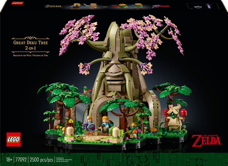 LEGO The Legend of Zelda Great Deku Tree 2in1 Building Set - Collectible Zelda Kit for Adults - 77092