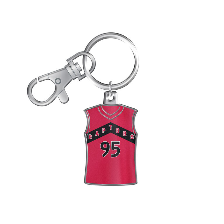 Porte-cl&eacute;s uniforme des Raptors de Toronto de la NBA