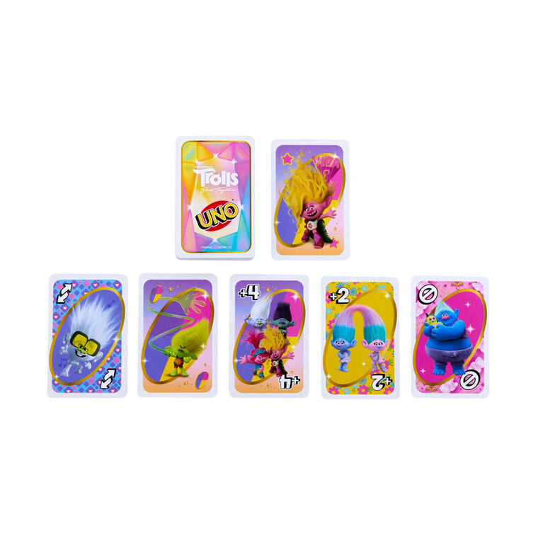 UNO Trolls Band Together Card Game