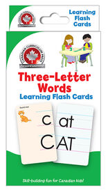 Three-Letter Words  Learning Flash Cards
