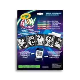 Jeu de marqueurs Glow Fusion - Créatures mythiques