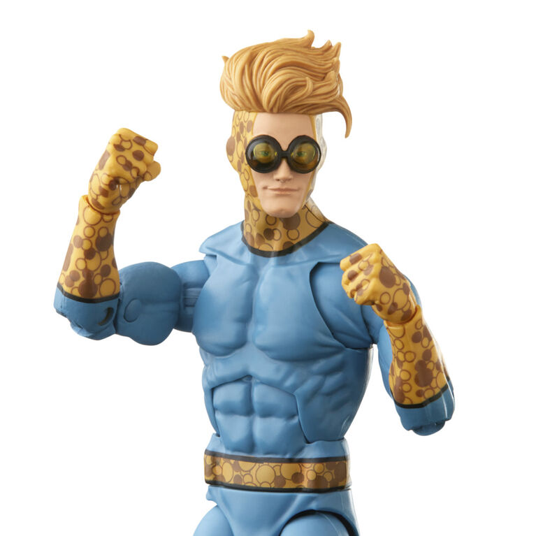 Marvel Legends Series Marvel's Speedball Classic Comics Action Figure 6-inch Collectible Toy, 1 Build-A-Figure Part