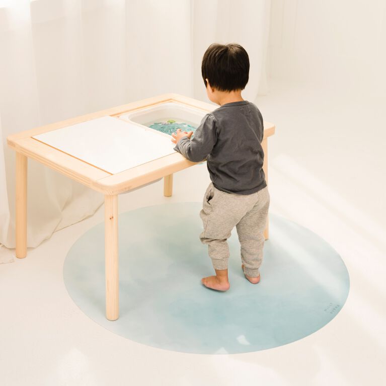 Catch All Splat Mat For Mealtime & Playtime Mess, Ocean