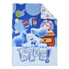 Blue's Clues 3 Piece Toddler Bedding Set with Reversible Comforter, Fitted Sheet and Pillowcase by Nemcor