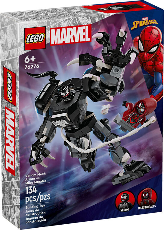 LEGO Marvel L'armure-robot de Venom contre Miles Morales 76276