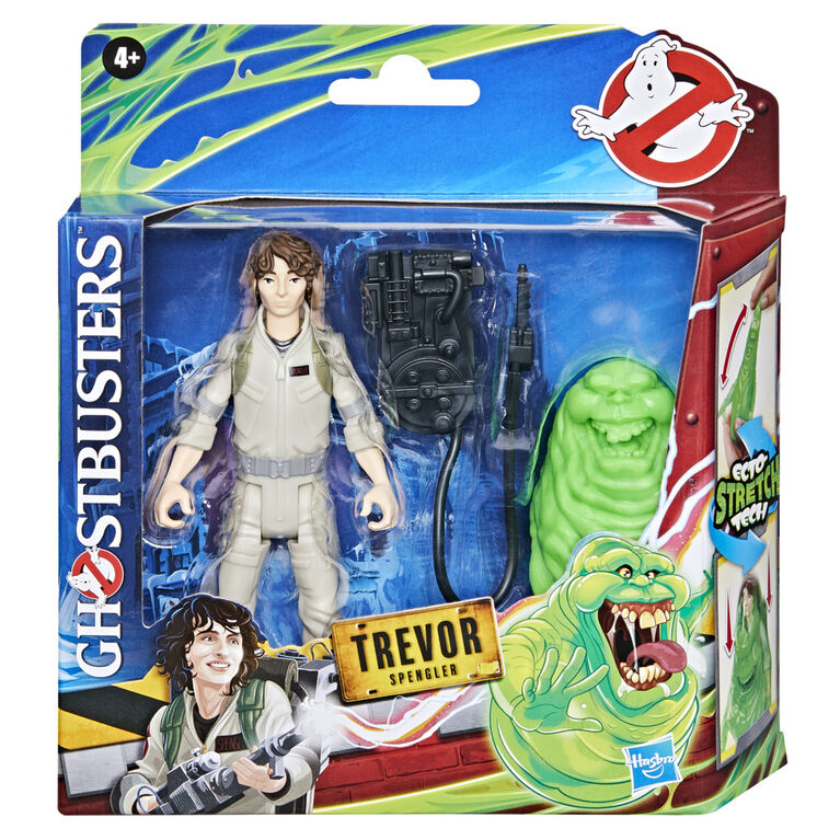 Ghostbusters Fright Features Trevor Spengler 5-Inch Collectible Action figure with Ecto-Stretch Tech Slimer Accessory