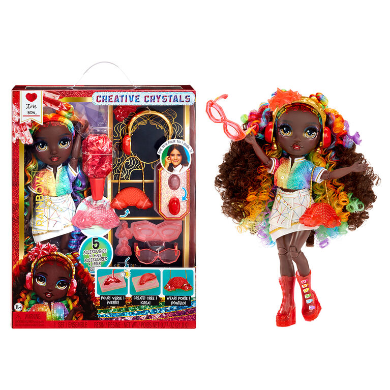 Rainbow High Creative Crystals Iris - Rainbow 11" Fashion Doll