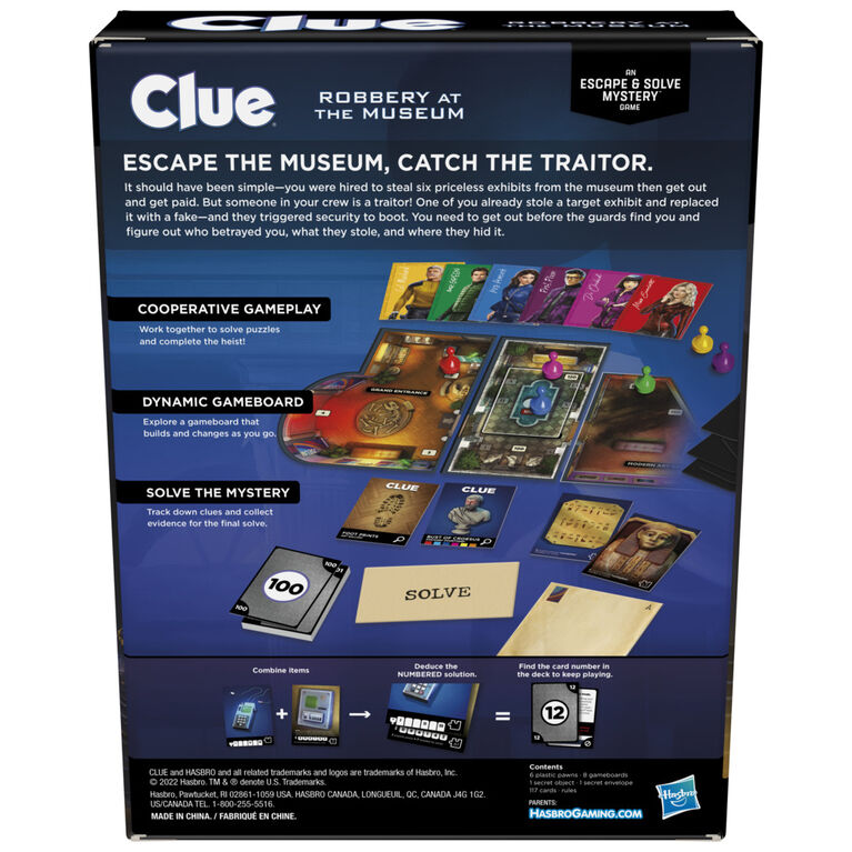 Clue Robbery at the Museum