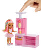 Jeu de pâtisserie Rainbow High Littles + petite poupée (rose de 5,5 po (14 cm))