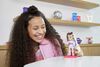 Barbie Extra Minis Doll #4 (5.5 in) in Fashion and Accessories, with Doll Stand