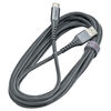 Ventev 557645 Charge/Sync Alloy Cable USB-C 10ft Steel Grey
